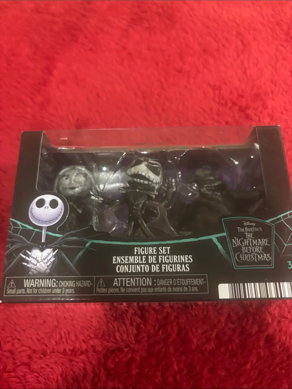Disney The Nightmare Before Christmas Figure Set - Black, White, Purple